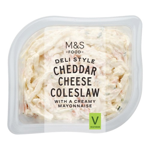 M&S Cheddar Cheese Deli Style Coleslaw