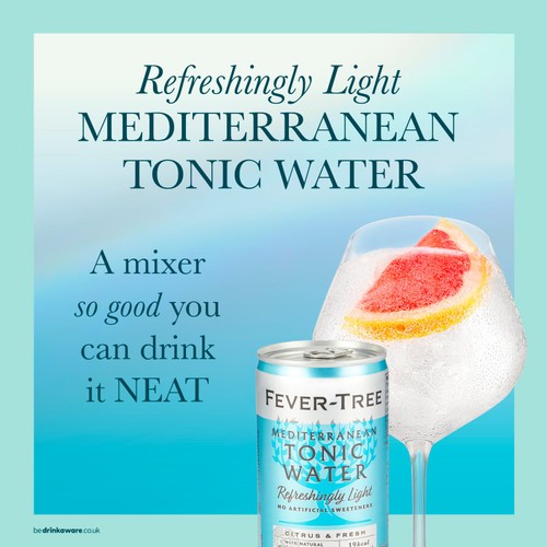 Fever-Tree Light Mediterranean Tonic Cans
