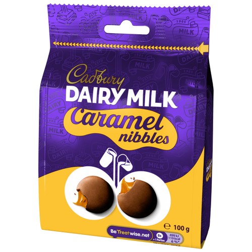 Cadbury Dairy Milk Chocolate Caramel Nibbles Bag
