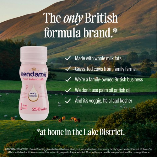 Kendamil Ready to Feed First Infant Milk 18 x 250ml