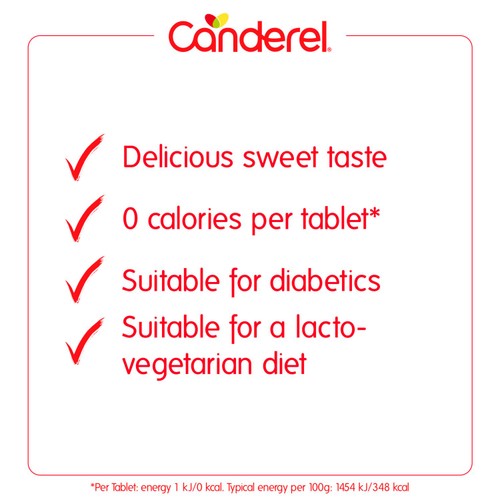 Canderel Original Low Calorie Sweetener Tablets