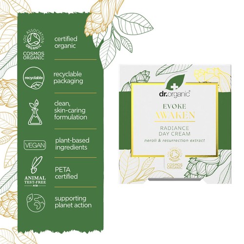 Dr Organic Evoke Awaken Radiance Day Cream