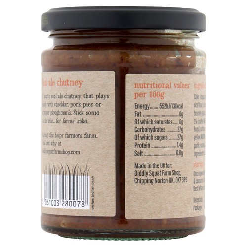 Diddly Squat Farm Real Ale Chutney