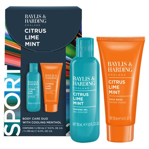 Baylis & Harding Citrus, Lime & Mint Men's Body Care Duo Gift Set