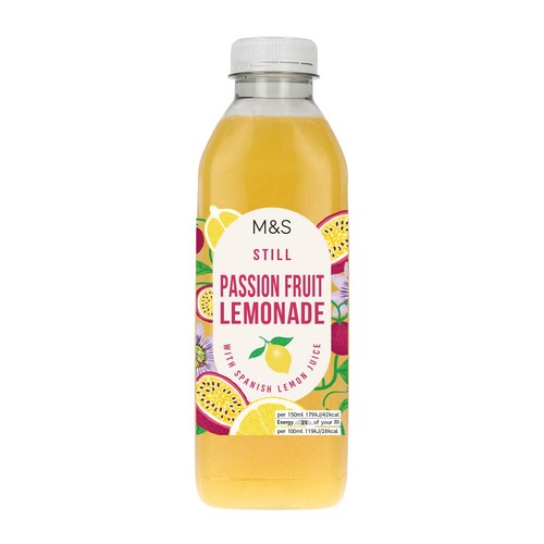 M&S Still Passion Fruit Lemonade