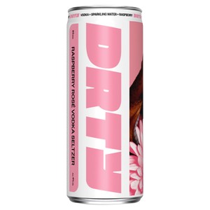 DRTY Raspberry Rose Vodka Seltzer Can