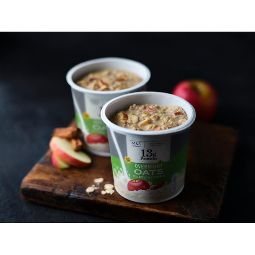 M&S Good Gut Apple & Cinnamon Overnight Oats