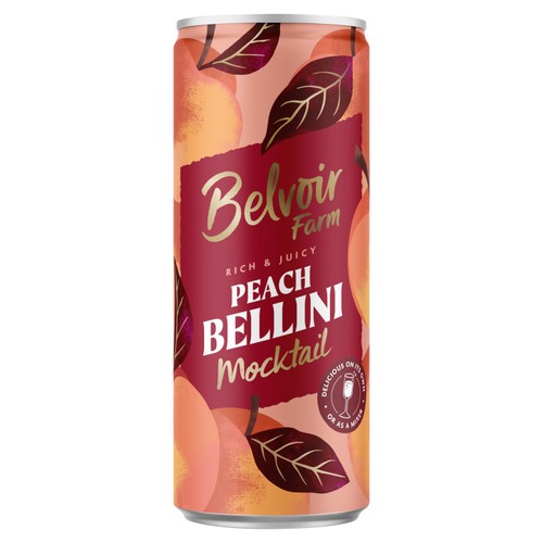 Belvoir Farm Peach Bellini Mocktail