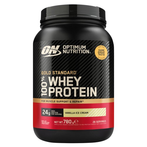 Optimum Nutrition Gold Standard 100% Whey Protein Powder Vanilla Ice Cream
