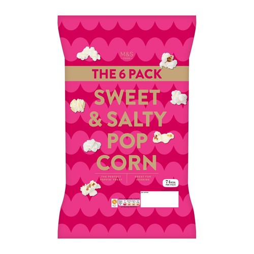 M&S Sweet & Salty Popcorn Multipack