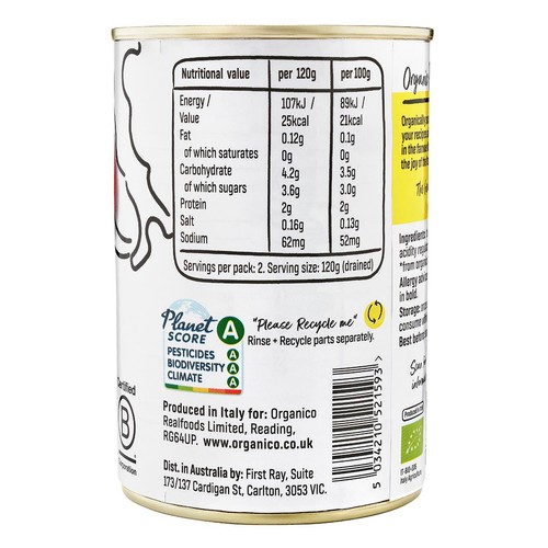 Realfoods Organic Peeled Tomatoes