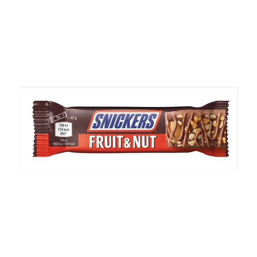 Snickers Fruit & Nut Milk Chocolate Snack Bar