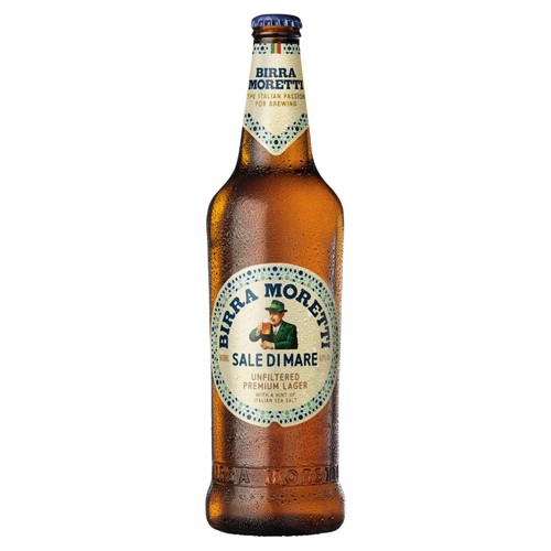 Birra Moretti Sale Di Mare Unfiltered Lager Beer Bottle