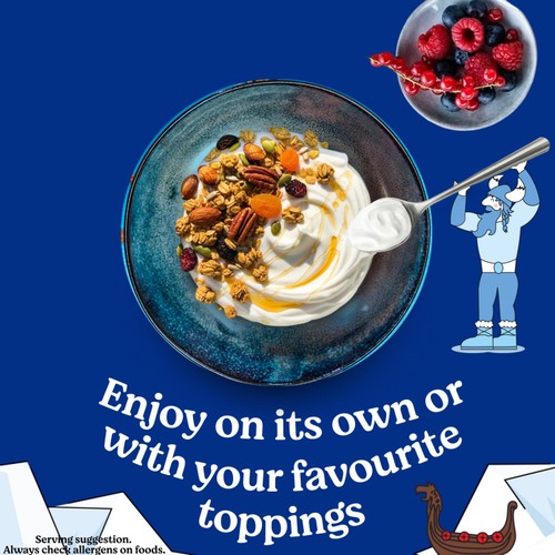 Danone Skyr High Protein 0% Fat Natural Yoghurt Big Pot