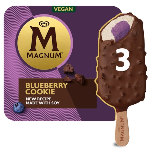 Magnum Collection Blueberry Cookie Vegan Ice Cream Sticks