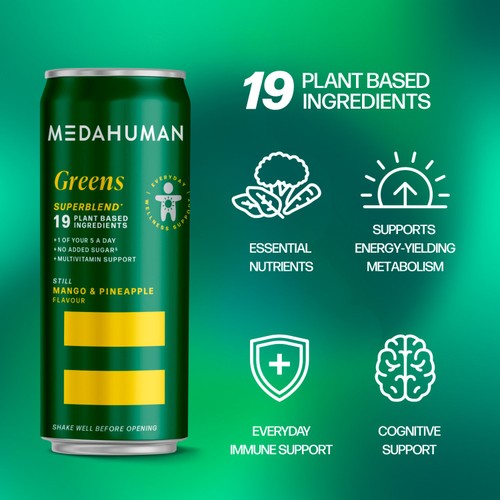 Medahuman Greens Superblend Mango & Pineapple