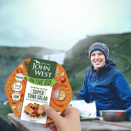 John West On The Go Harissa Spiced Super Tuna Salad