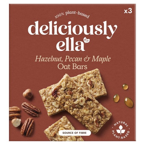 Deliciously Ella Hazelnut, Pecan & Maple Oat Bar Multipack