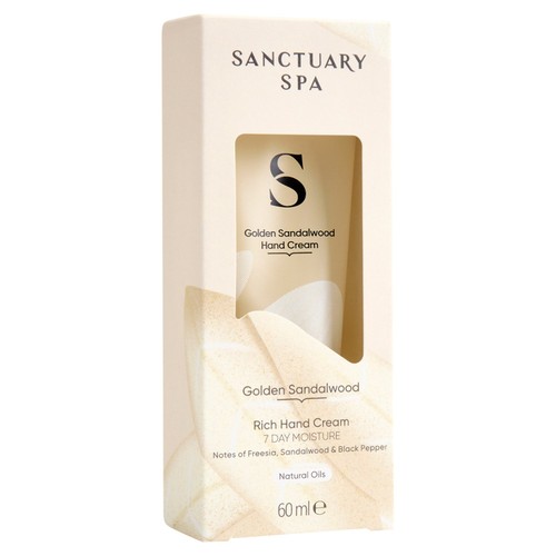 Sanctuary Spa Golden Sandalwood Natural Oils Hand Cream