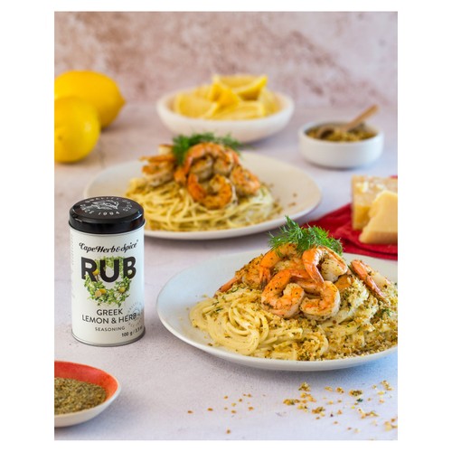 Cape Herb & Spice Rub Greek Style Lemon & Herb Seasoning