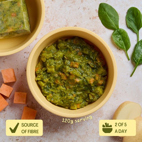 Lune & Wild Handmade Spinach & Coconut Curry Baby Purees 9+ Months