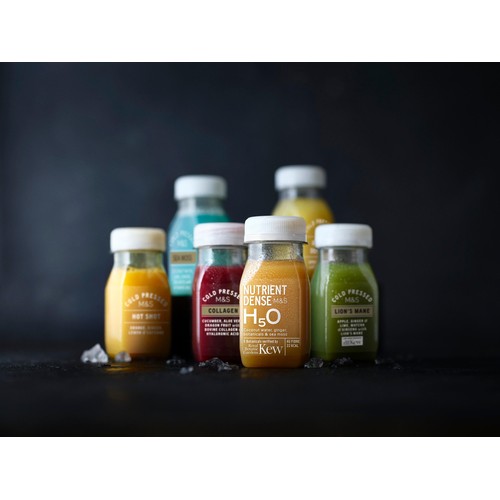 M&S Cold Pressed Coconut Water, Lime, Ginger & Sea Moss Shot