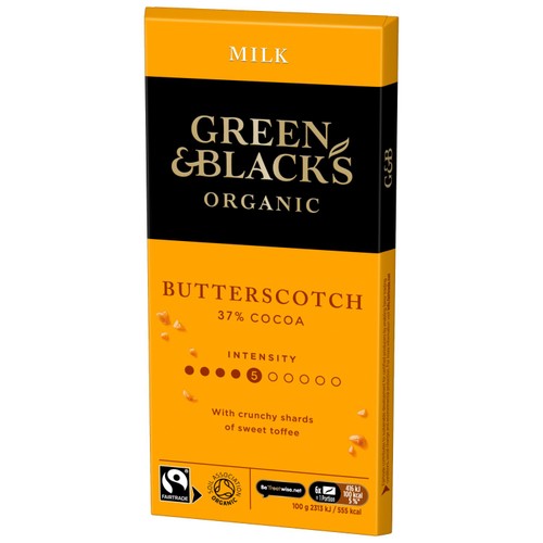 Green & Black's Organic Butterscotch Milk Chocolate Bar
