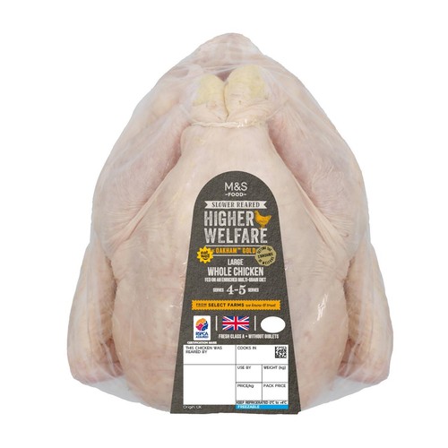M&S Oakham Gold Large Whole Chicken