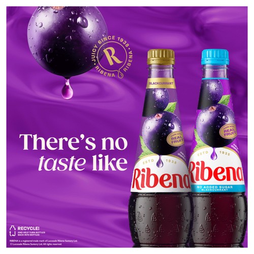 Ribena Light Blackcurrant No Added Sugar Squash