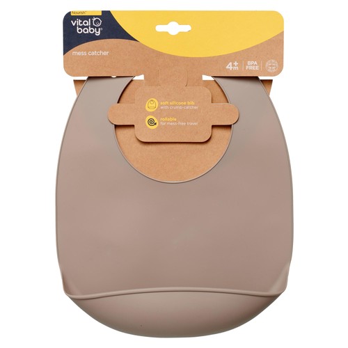 Vital Baby Nourish Bib - natural stone