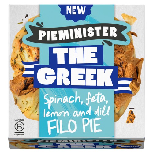 Pieminister The Greek Filo pie with Spinach, Feta, Lemon & Dill