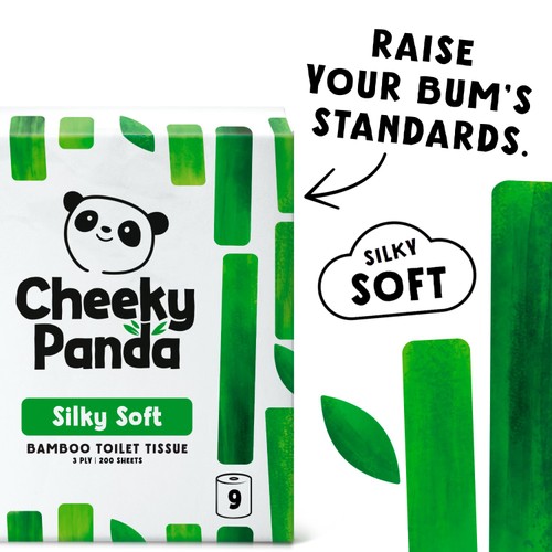 Cheeky Panda Natural Bamboo Toilet Tissue