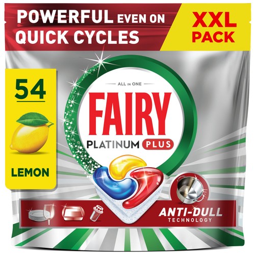 Fairy Platinum Plus Lemon Dishwasher Tablets