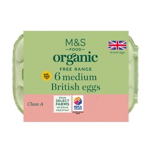 Daylesford Organic Free Range Medium Eggs