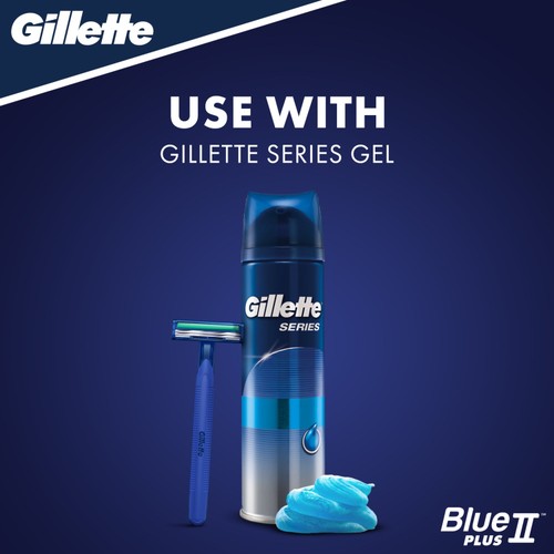 Gillette Blue 2 Plus Men's Disposable Razors