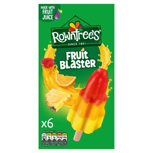 Rowntree's Fruit Rocket Blaster Lollies