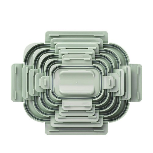 LocknLock NestnLock Sage Green Container Set, 5pc