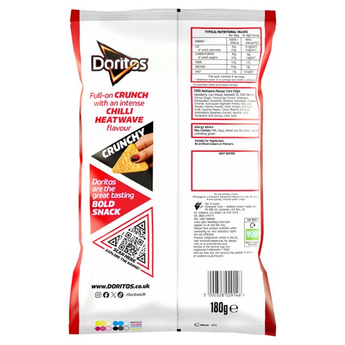 Doritos Chilli Heatwave Tortilla Chips Sharing Bag Crisps