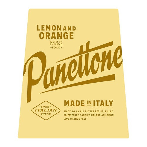 M&S Lemon & Orange Panettone