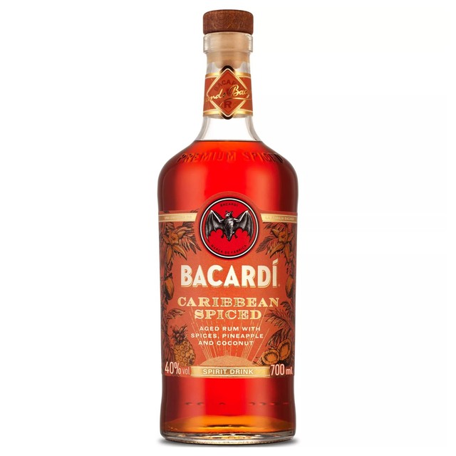 Bacardi Caribbean Spiced Premium Rum 70cl