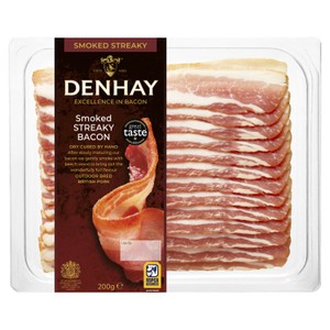 Denhay British Dry Cured Smoked Streaky Bacon