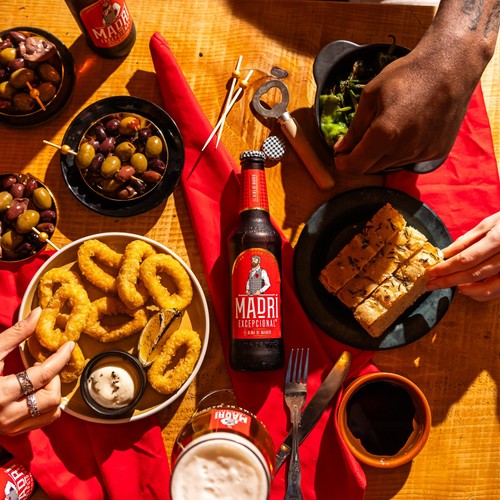 Madri Excepcional Premium Lager Beer Bottle