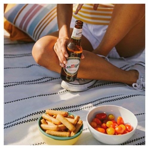 San Miguel Spanish Lager Beer Bottles