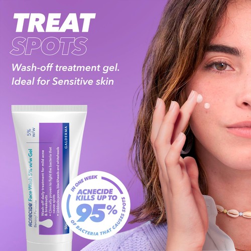 Acnecide Face Wash Treatment with Benzoyl Peroxide
