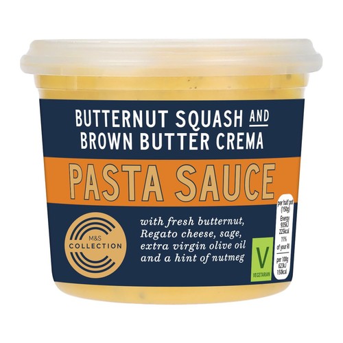 M&S Collection Butternut Squash and Brown Butter Cream Sauce