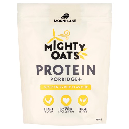 Mornflake Mighty Oats Protein Porridge Golden Syrup Flavour Cereal