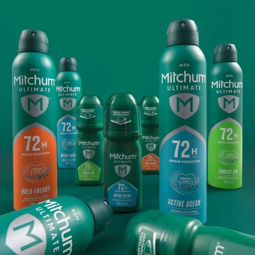 Mitchum Male Ultimate 72H Roll-On, Active Ocean