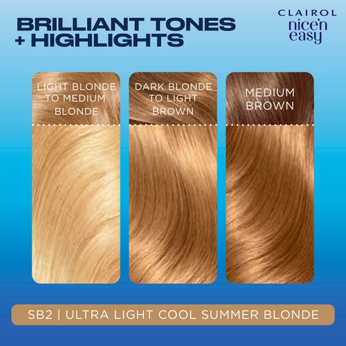 Clairol Nice'n Easy Hair Dye Ultralight Cool Summer Blonde