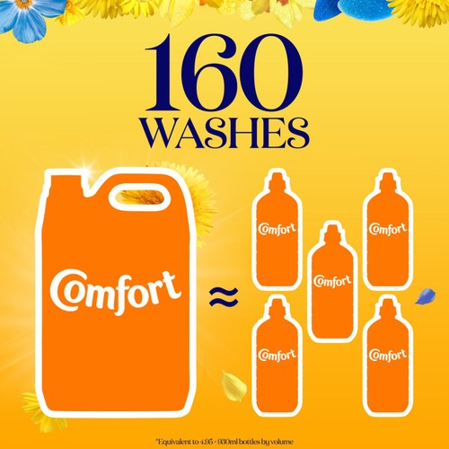 Comfort Fabric Conditioner Sunshiny Days 160 Washes