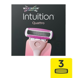 Wilkinson Sword Intuition Quattro Women's Razor Blade Refills